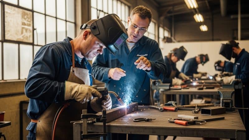 Devenir soudeur à 40 ans : réussir sa reconversion professionnelle en soudage